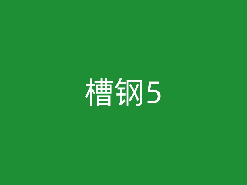 槽鋼5